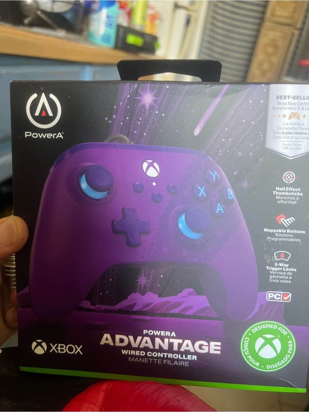 PowerA Advantage Wired Xbox Controller - Purple